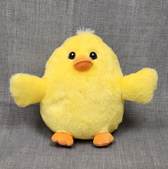 Easter Other - Progressive Plush Duck Chick Deana 2021 Yellow Orange Sewn Eyes Stuffed Animal.